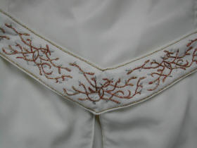 Broderies de la ceinture