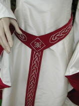 broderies celtiques de la ceinture