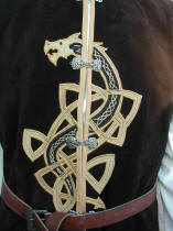 Hraldique : dragon stylis, faon celtique