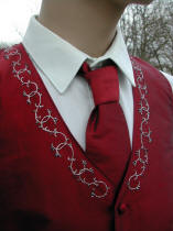 Dtail des broderies du gilet