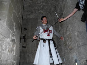 Sieur Chevalier Jrme, en tenue de templier