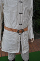 La ceinture en cuir, avec tresse celtique de Sieur Cédric