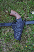 Holster  en cuir pour pistolet ou rvolver