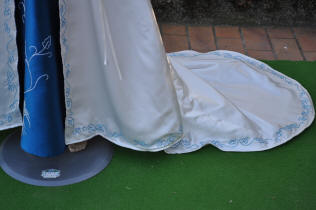 Dtail des broderies de la trane