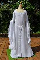 Robe elfique Blanche pour fillette