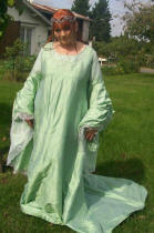 La robe de marie celtique de Dame Morgan