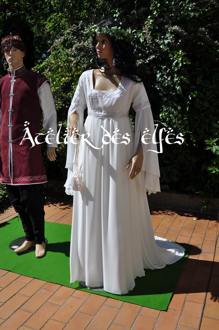 Robe de mariée féerique elfique deals
