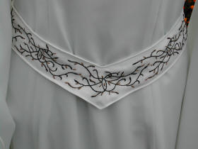 Broderies de la ceinture