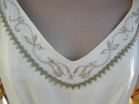 Broderies de la robe